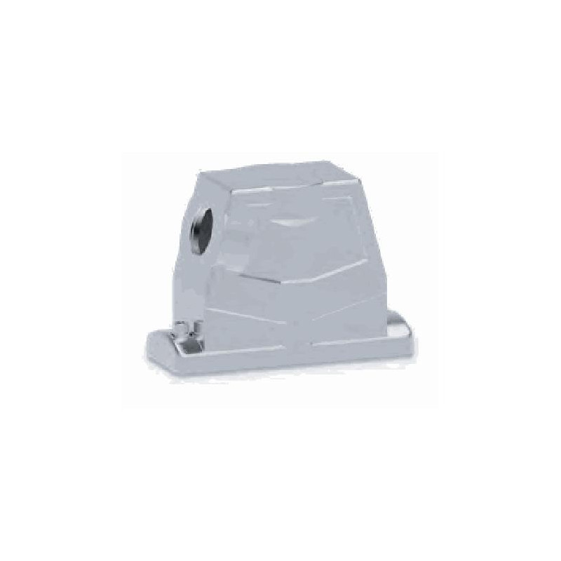 Capot 24B, Aluminium moulé sous pression, IP68/IP69K, Sortie horizontale, M50